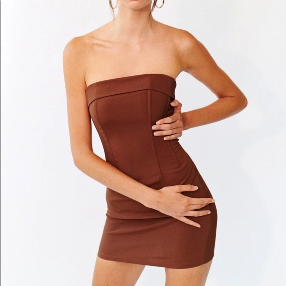 With Jean mini dress NWT